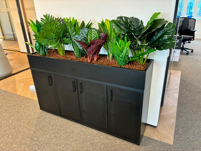 Kunstplant kast pakket